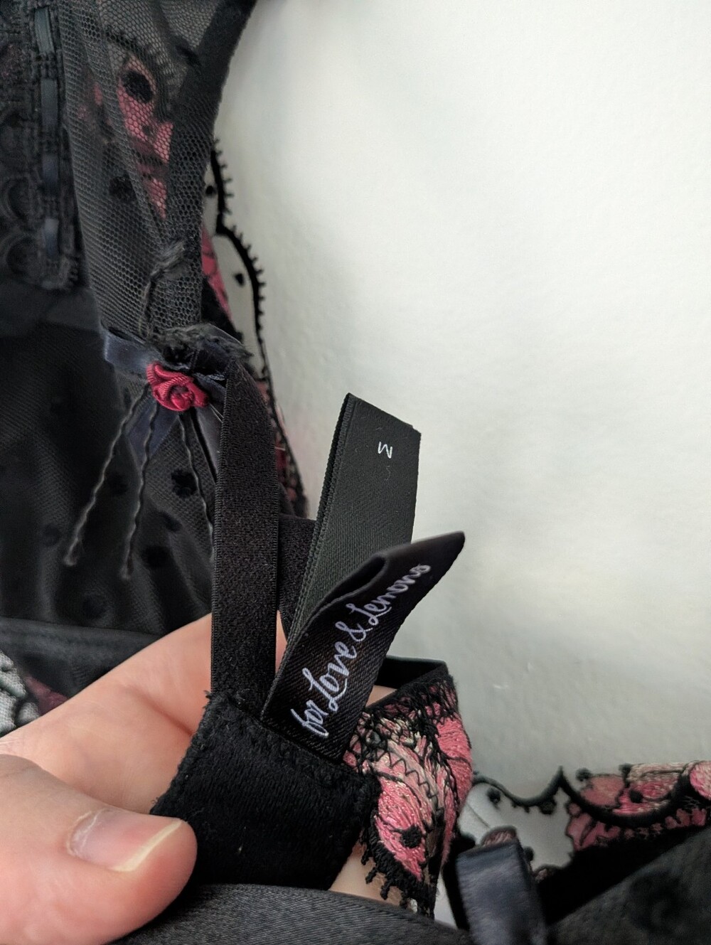 For Love and Lemons Juliet Puff Sleeve Black Lace Dress - Picture 10 of 12